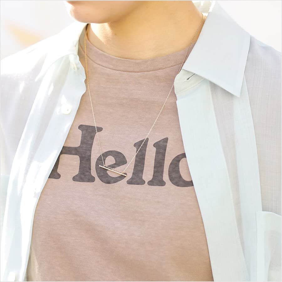 【ANN DE ARKさんのインスタグラム写真 - (【ANN DE ARKInstagram)「■MADISONBLUE｜オリジナル別注カラー発売!﻿ ﻿ 《 MADISONBLUE 》人気定番の「Hello」Tシャツを、ANN DE ARKオリジナルでベージュカラーを展開。﻿ ﻿ カジュアルになりがちなロゴTをブラウンベージュで仕上げることで、女性らしく上品なアイテムへとアップグレードしました。﻿ ﻿ 肌馴染みの良いベージュはカラートーンに合わせやすいため、幅広いコーディネートがお楽しみいただけます。﻿ ﻿ 特設ページ：https://bit.ly/2SiMkmc﻿ 《※プロフィールからリンクできます。》﻿ ﻿ ﻿ ■商品や通信販売に関しまして、ご不明な点がございましたらお気軽にお問い合わせください﻿ ﻿ -----------------------------------﻿ 【お問い合わせ】﻿ ANN DE ARK / @ann_de_ark﻿ 〒320-0035　栃木県宇都宮市伝馬町2-25﻿ TEL：028-666-6558 ( 営業時間 12:00～19:00 )﻿ -------------------------------------﻿ ﻿ ﻿」2月17日 18時33分 - ann_de_ark