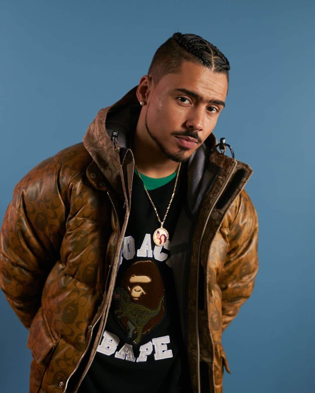 I.T IS INSPIRATIONさんのインスタグラム写真 - (I.T IS INSPIRATIONInstagram)「BAPE x COACH coming soon. - Spotted @quincy making a special appearance at the @coach show in NYC earlier this month. Stay Tuned. - @bape_japan @bape_us #ITHK #ITisInspiration #BAPExCOACH #bape #bapejapan #bapeus」2月17日 19時24分 - ithk