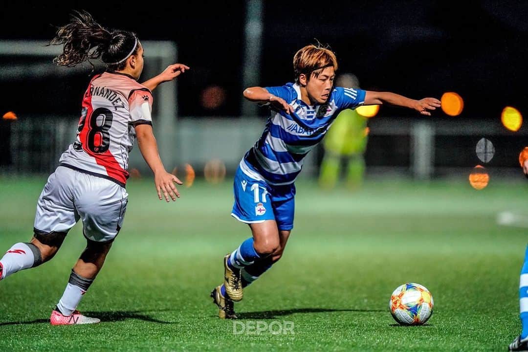 山本摩也のインスタグラム：「.﻿ ﻿ Stay hungry.﻿ ﻿ @rcdeportivo @rcdfem」