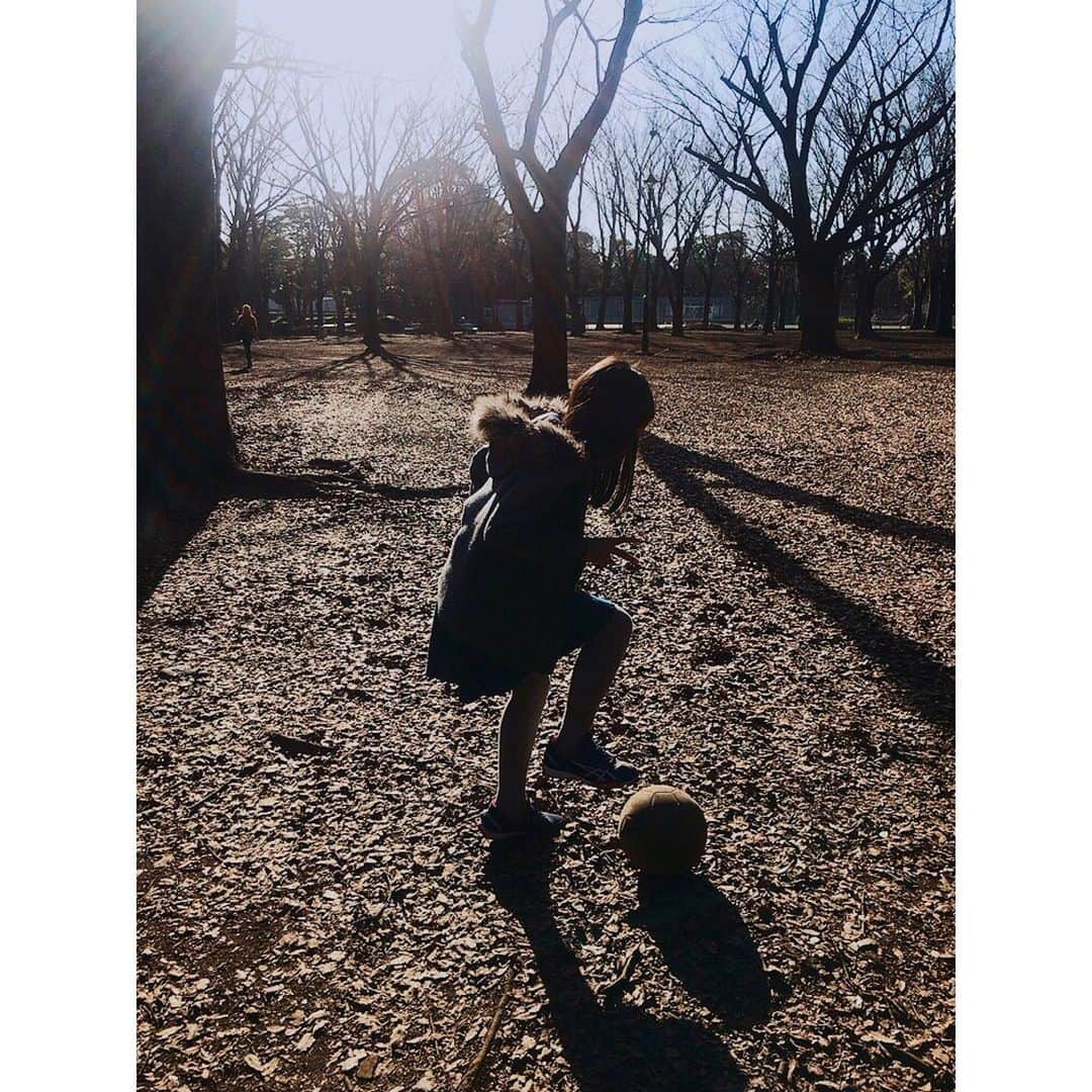 豊田エリーさんのインスタグラム写真 - (豊田エリーInstagram)「🌱 梅の花と落ち葉と、季節の移り変わり。 The seasons are gradually changing here in Tokyo.」2月17日 20時35分 - ellie_toyota