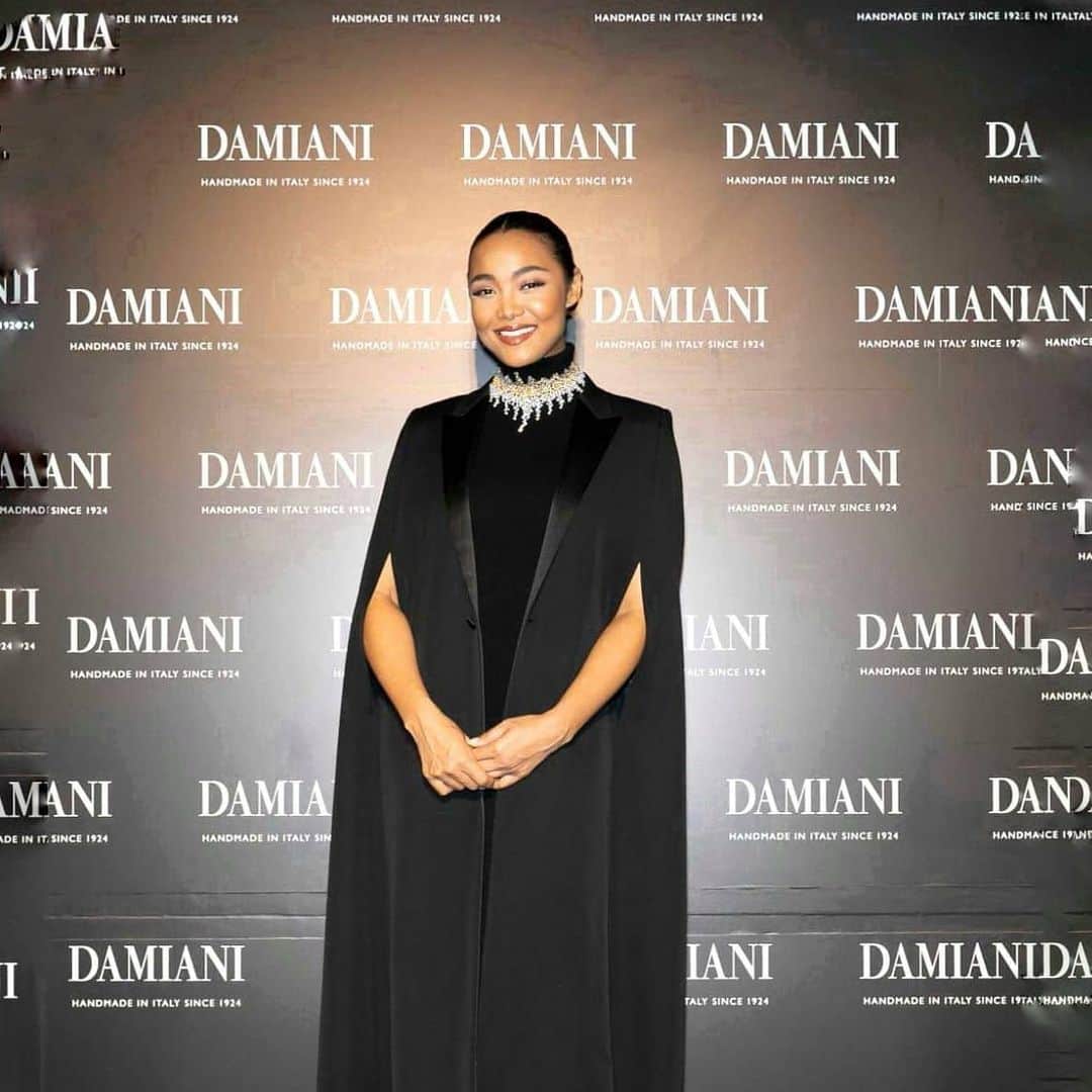 Crystal Kayさんのインスタグラム写真 - (Crystal KayInstagram)「What a perfect way to spend Valentine's Day surrounded by beautiful people and beautiful diamonds by @damianiofficial 🌹 Thank-you for having me💎  #thassahouseonmyneck #madameVader」2月17日 21時37分 - crystalkayofficial