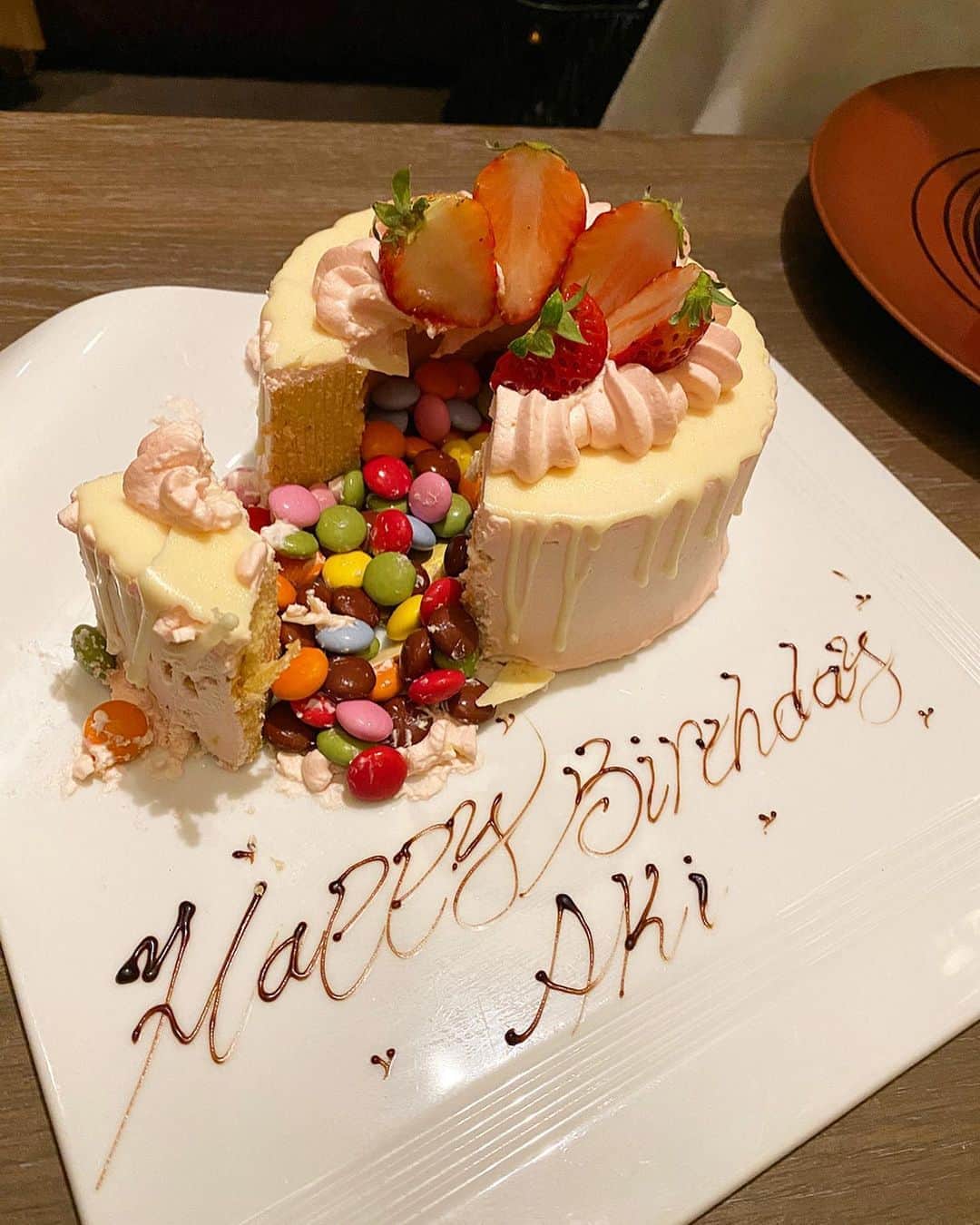 石川晶子（あきぽよ）さんのインスタグラム写真 - (石川晶子（あきぽよ）Instagram)「今年も大好きな美女お姉さまたちにお祝いしてもらって幸せいっぱい😫💕可愛いケーキ😍こういう時にしかなかなか皆で集まれないけど、毎年お祝いしてもらえて本当ありがたい…😢一番年下の私でいっぱい可愛がってもらっています☺️❤️今年もだいすき。♡ . #birthday #mybirthday #誕生日　#誕生日サプライズ #表参道　#表参道カフェ #表参道ディナー　#幸せな時間 #あいしてます ♡」2月18日 0時01分 - i_am____aki