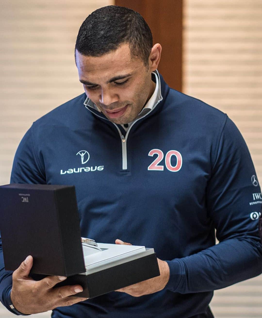 IWCさんのインスタグラム写真 - (IWCInstagram)「IWC CEO Christoph Grainger-Herr presented and welcomed @BryanHabana_ as new member of the @laureussport Academy. The South African former Rugby Union star wears the Portugieser Hand-Wound Monopusher Edition “Laureus Sport for Good” (Ref. 515301). #IWCPortugieser #IWCLaureus #Laureus20 #SPORTUNITESUS」2月18日 1時23分 - iwcwatches