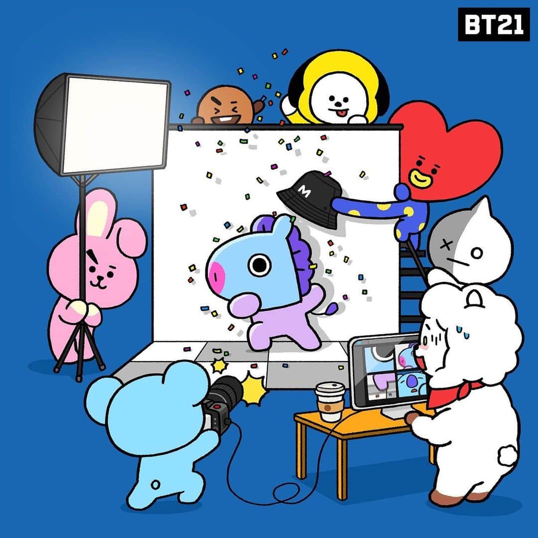 BT21 Stars of tomorrow, UNIVERSTAR!のインスタグラム