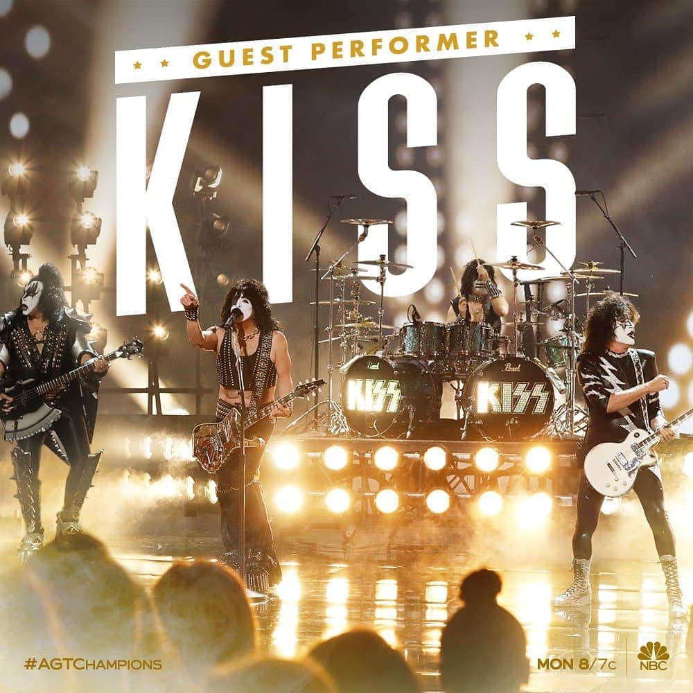 KISSさんのインスタグラム写真 - (KISSInstagram)「TONIGHT! KISS on The finale of @agt America's Got Talent: The Champions 2020 on NBC 8-10pm ET/PT!」2月18日 9時01分 - kissonline