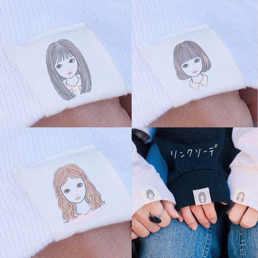 のインスタグラム：「👕お知らせ👕 . . 友達とぜひおそろいにしてほしい！ . . リンクコーデ×袖 . リンクソーデです😊 . . . ⚠️【2/18〜20の3日間受注販売‼️‼️】 . 派手じゃなくても、場所はどこでも . . 私たちは私たちである . . 目立たなくても  確かにそこにある  新しいリンクコーデ  女子だけの  ーお揃いは袖タグだけー . . . 2人でも3人でも何人とでもリンクできる。 離れていても確かに繋がっている。 . . ⚠️【2/18〜20の3日間受注販売‼️‼️】 . . カラー：白or黒（長袖のみ）　 サイズ：S〜XL . イラスト：3種類 【コラボ】乃の木そよ @talking_tshirt . .  http://talking-tshirts.com/linkso-de/ . . リンクはストーリー(ハイライト)から飛べます！絶対チェックして下さいね😊 . . #リンクソーデ#リンクコーデ#友達#仲良し#卒業#袖#タグ#お揃いは袖タグだけ#リンク#長袖#Tシャツ#ロンT#喋T#喋るTシャツ#コラボ#イラスト#コミュニケーション#高校生#ファッション好きな人と繋がりたい#fashion #ootd #l4l#Tシャツ#お揃い#繋がってる#青春」