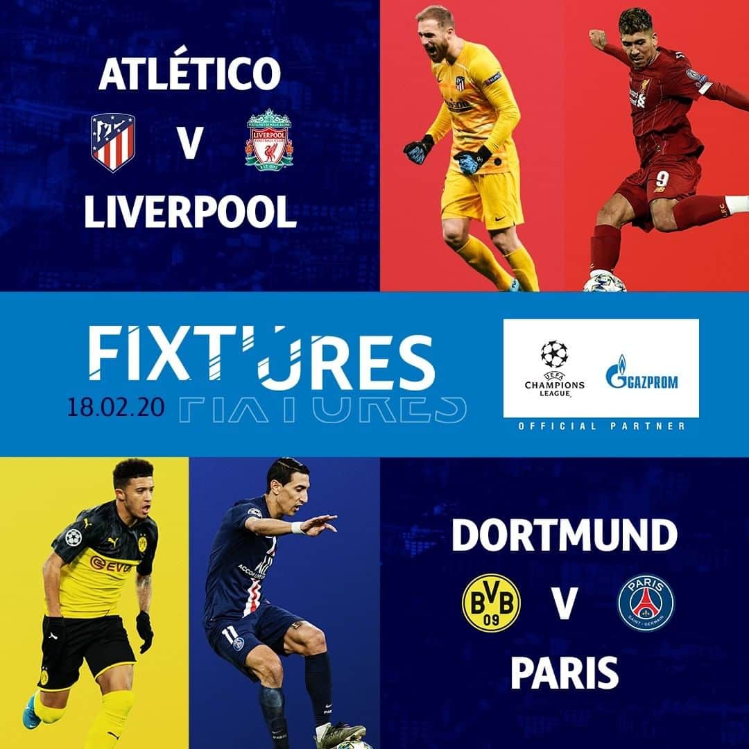 UEFAチャンピオンズリーグさんのインスタグラム写真 - (UEFAチャンピオンズリーグInstagram)「#UCL back with a BANG! 💥 Which 2 teams will win their ties? 🤔 | @gazpromfootball」2月18日 16時00分 - championsleague