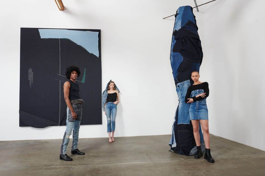 ハドソンのインスタグラム：「Art meets craft in our Spring 2020 Collection, dedicated to denim AKA what we do best. Shop link in bio.」