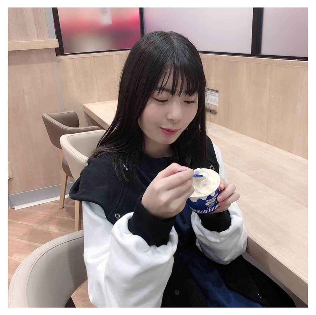 ゆなさんのインスタグラム写真 - (ゆなInstagram)「久しぶりのアイス美味しかった😋💕」2月18日 19時00分 - _yunachannel