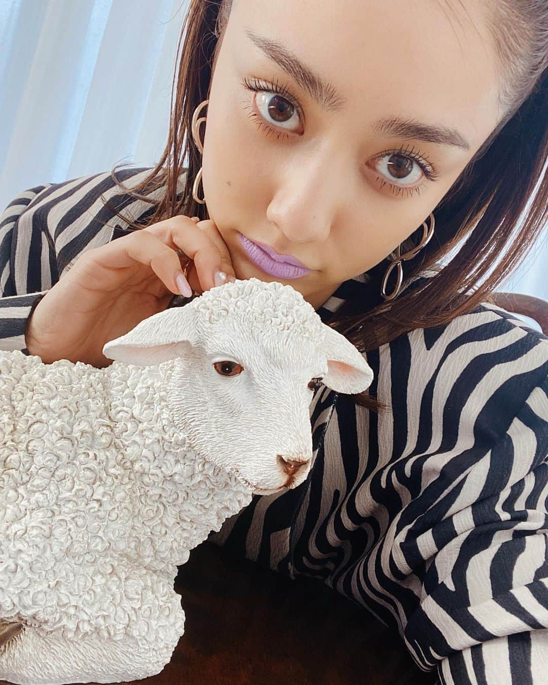 谷まりあさんのインスタグラム写真 - (谷まりあInstagram)「Today’s 相棒💜🐏」2月18日 19時22分 - mariaaaa728