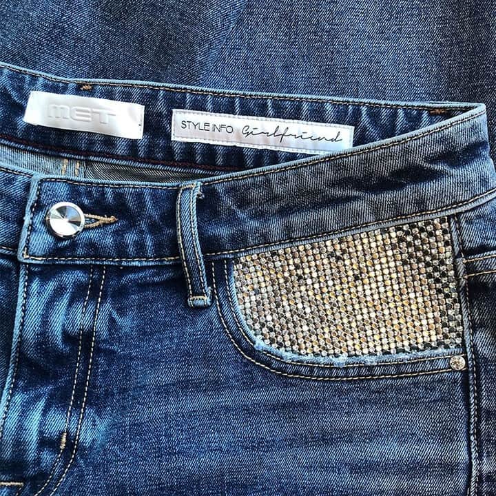 のインスタグラム：「We are proud to show you some new precious details of our denim collection! #MetIsBack #WeAreComing #NewCollection #StayTuned」