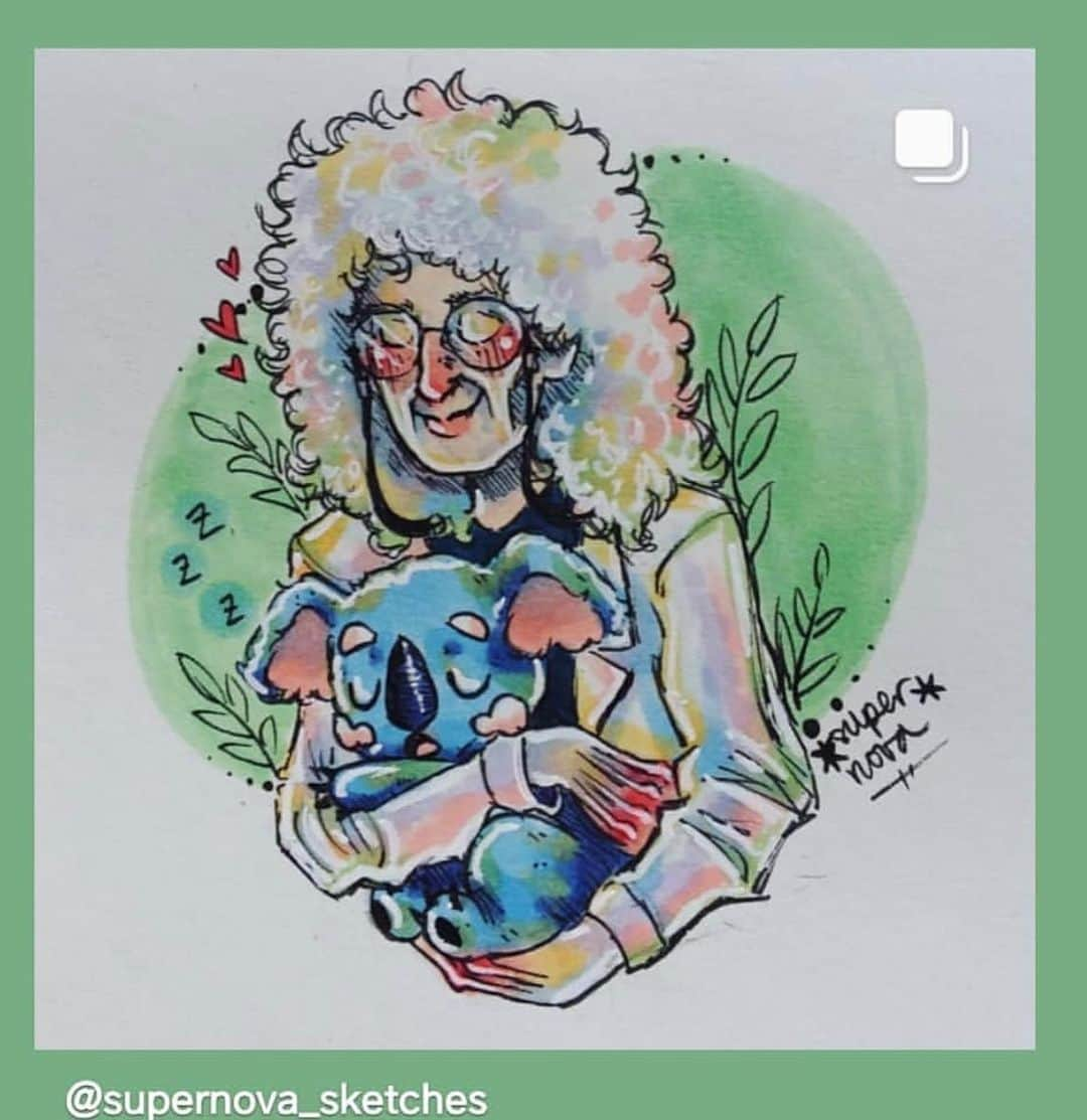 ブライアン・メイさんのインスタグラム写真 - (ブライアン・メイInstagram)「And .... even MORE Koala/Bri art !! Bless you all - love it.  To inspire talent has to be one of the most rewarding things in life ! Bri」2月18日 21時51分 - brianmayforreal