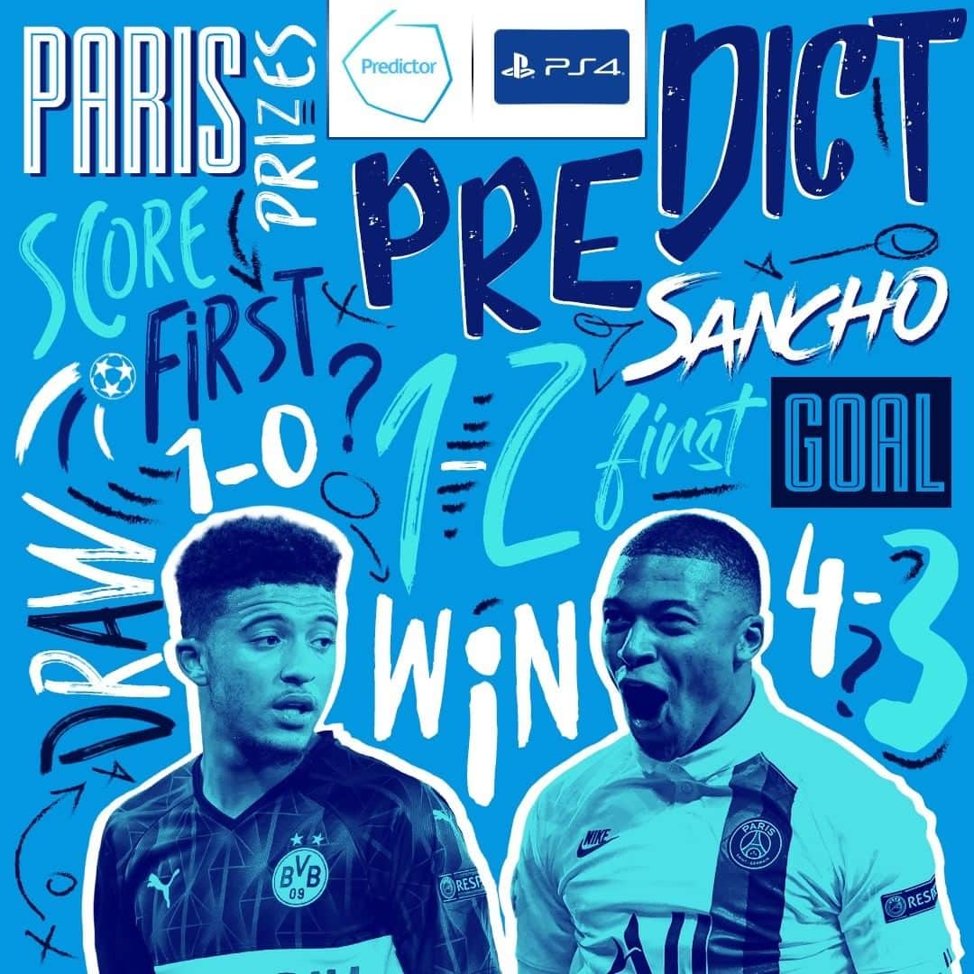 UEFAチャンピオンズリーグさんのインスタグラム写真 - (UEFAチャンピオンズリーグInstagram)「🆚 Winner: BVB or Paris? ⁣ ⁣ Play #UCL predictor, win awesome ⁣PlayStation prizes! 🎮 🎁⁣」2月18日 22時27分 - championsleague