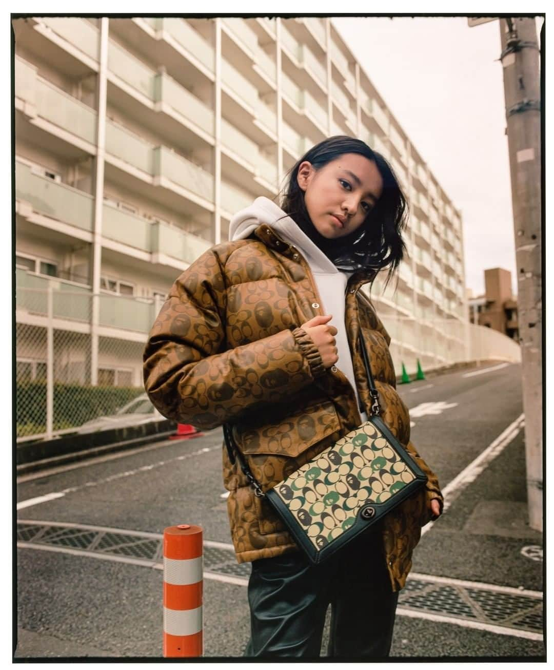 ア ベイシング エイプさんのインスタグラム写真 - (ア ベイシング エイプInstagram)「BAPE® x @coach  The collection of leather goods and ready-to-wear represents a fusion of the established codes of both brands, and celebrates the unique attitudes of their hometowns, New York City and Tokyo. Bold and playful, BAPE® x Coach channels the labels’ shared spirit of authentic self-expression and unexpected urban style. Available on Saturday, February 22nd at A BATHING APE® locations, BAPE.COM WEB STORE and BAPEONLINE. Lookbook featuring @quincy, @koki and @michaelbjordan #BAPExCOACH *Please contact your local BAPE STORE® locations for availability.」2月18日 23時00分 - bape_japan