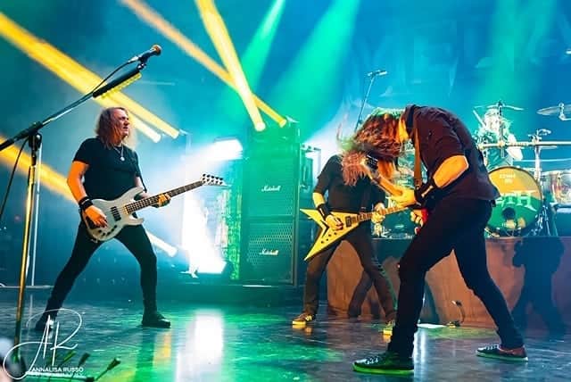 Megadethさんのインスタグラム写真 - (MegadethInstagram)「Abbiamo trascorso una serata fantastica a Milano!! Italia ti amiamo, torneremo presto!!! 🇮🇹 . 📷 @annalisarussophoto」2月18日 23時58分 - megadeth
