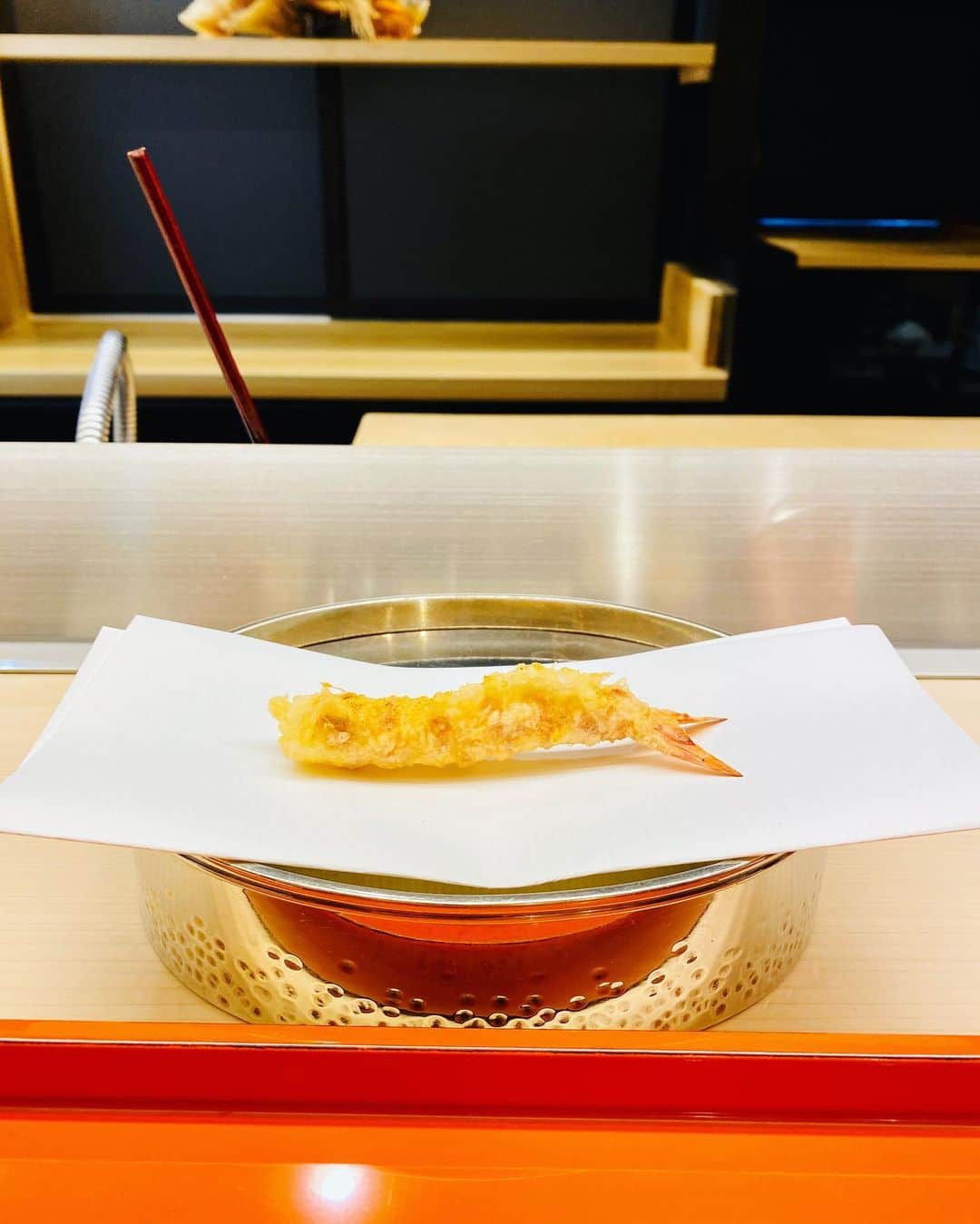 吉田拓巳のインスタグラム：「天ぷらの概念が変わる場所。 毎シーズン来たい！」