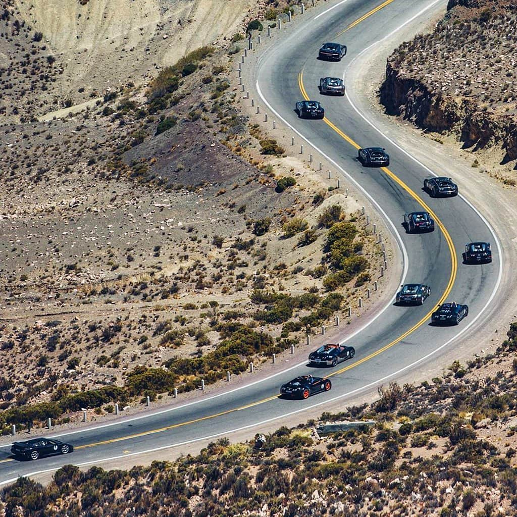 ブガッティさんのインスタグラム写真 - (ブガッティInstagram)「12 bespoke BUGATTIs. 12 unique stories. 12 thrilling journeys completed.  Photo: @alexpenfold  #BUGATTI #BUGATTIChiron #BUGATTIVeyron #BUGATTIEB110 #Veyron #Chiron #EB110」2月19日 0時49分 - bugatti