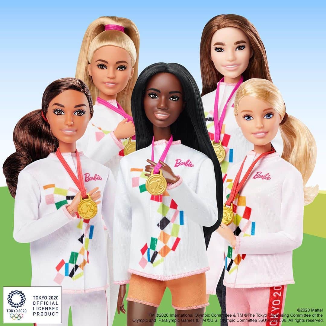 バービーさんのインスタグラム写真 - (バービーInstagram)「Breaking boundaries, setting records and going for the gold! Announcing the #Barbie Dolls Olympic Games Tokyo 2020 Sports, coming soon. #YouCanBeAnything」2月19日 4時08分 - barbie