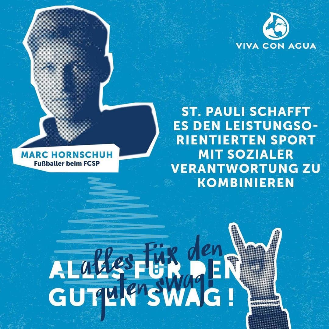 マルク・ホルンシュのインスタグラム：「hört euch den neuen Podcast von @vivaconagua an😁  danke für das coole Gespräch🙏 @michafritz link in bio」