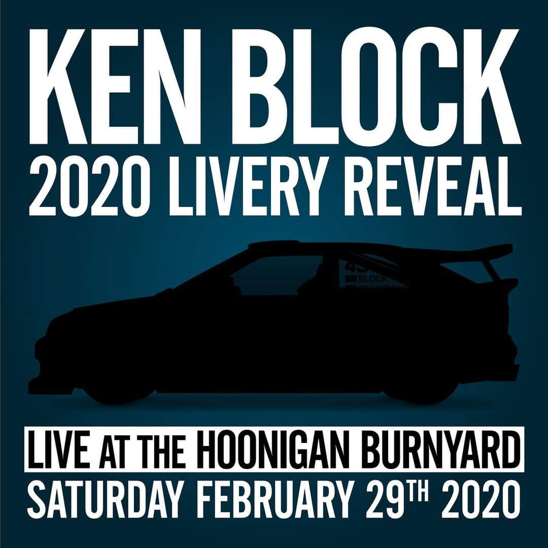 ケン・ブロックさんのインスタグラム写真 - (ケン・ブロックInstagram)「Saturday Feb. 29th: I’m revealing my all-new 2020 race livery LIVE with @TheHoonigans at the BurnYard at Irwindale Speedway! AND I’ll be bringing out a few other toys as well… like the Hoonicorn. With a whole bunch of other Hoonigans throwing down in their yard too. Who’s planning on joining the party? #burnyardbash #BlockEscortCossieV2 #HoonicornV2 #FordEscort」2月19日 5時14分 - kblock43