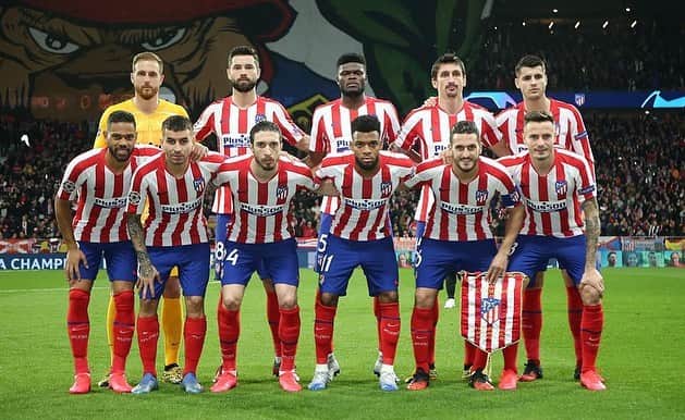 ステファン・サヴィッチのインスタグラム：「Great victory! Still lot of work to do! Grande equipo !!! AMBIENTAZO! #aupaatleti #atleticomadrid」
