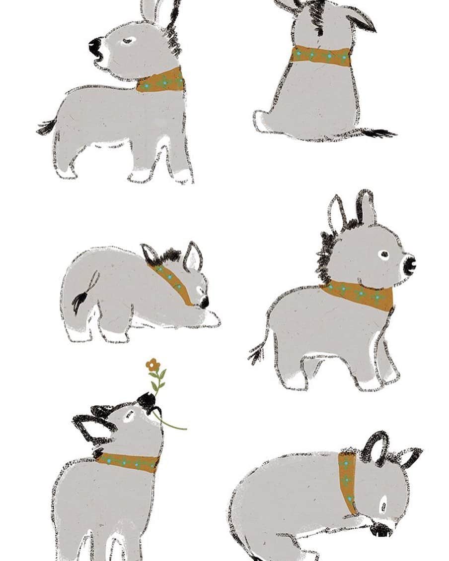 Momoroさんのインスタグラム写真 Momoroinstagram ロバの子 Donkey ロバ Illustration Momoro ももろ