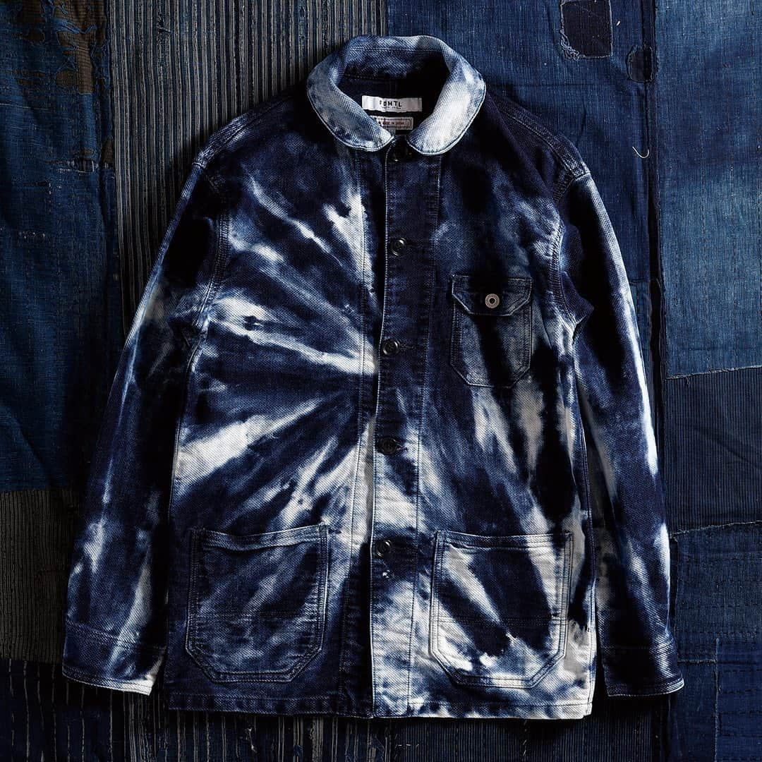 ファンダメンタルアグリーメントラグジュアリーのインスタグラム：「#FDMTL #2020SS collection  TIE DYE SHIBORI COVERALL #MadeinJapan」