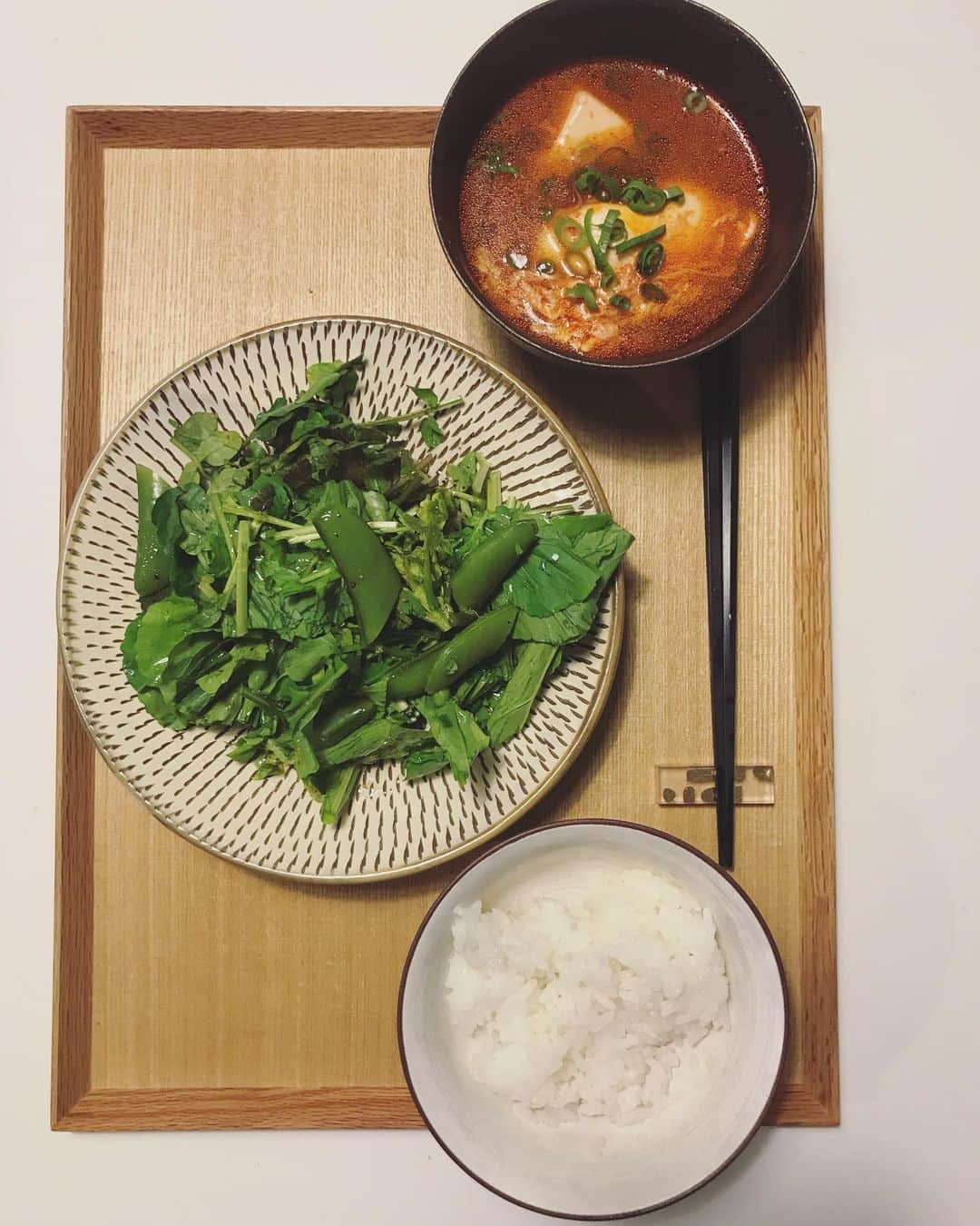 柏木作夢さんのインスタグラム写真 - (柏木作夢Instagram)「昨夜はシンプルにスンドゥブ  #nagimeshi#dinner#foodporn#純豆腐#スンドゥブ#salad#home#l4l#f4f#mood#photooftheday#おうちごはん#ありがとう」2月19日 9時47分 - samukashiwagi