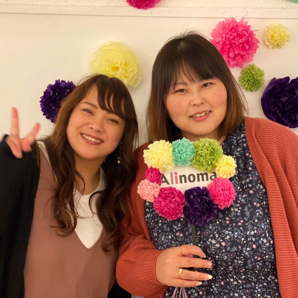 Alinoma公式のインスタグラム