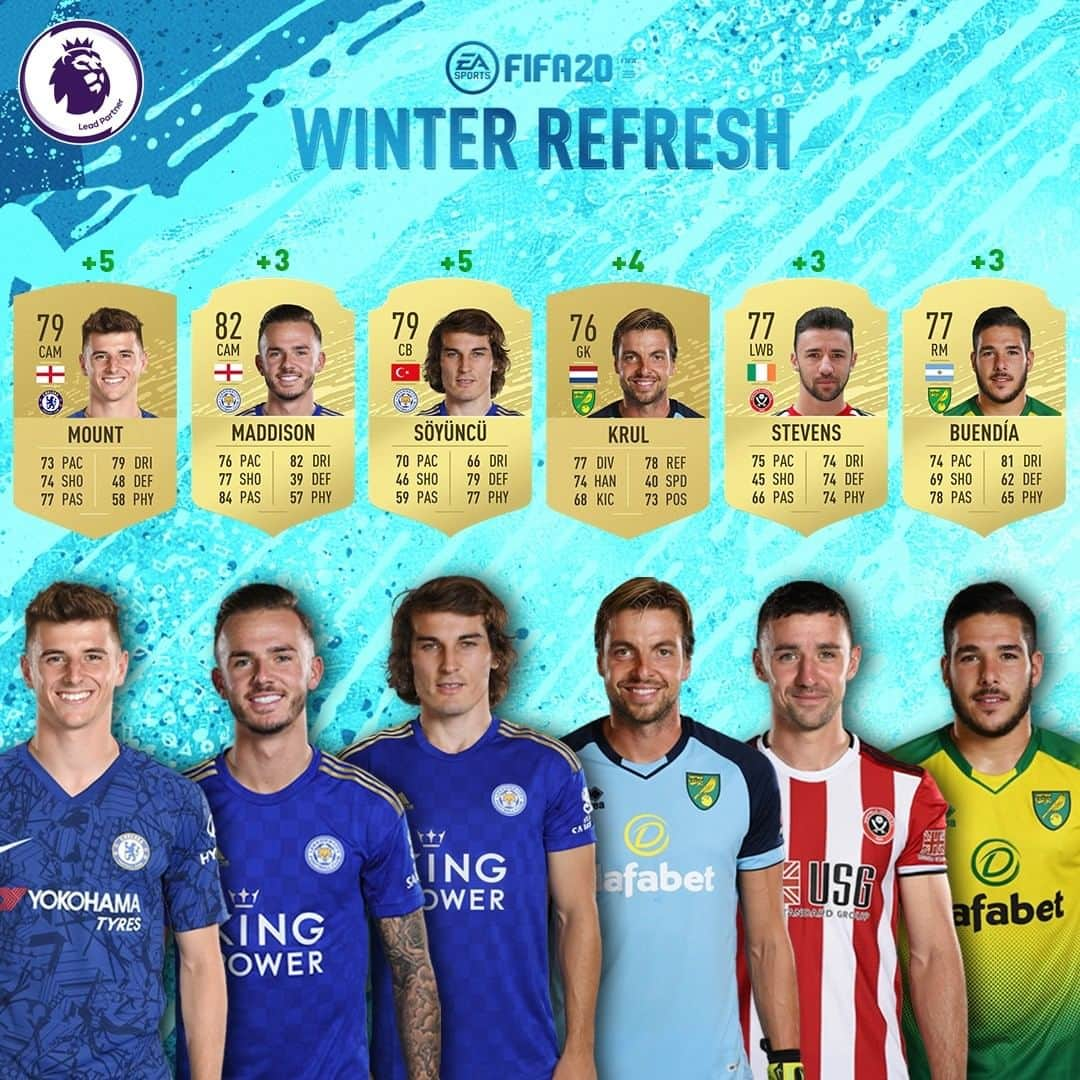 プレミアリーグさんのインスタグラム写真 - (プレミアリーグInstagram)「🎮👀 Like the look of these #WinterRefresh @easportsfifa  #FUT20 items? ⁣ ⁣ Available now!」2月19日 15時02分 - premierleague