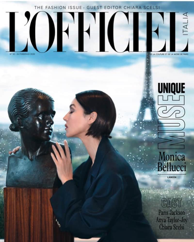 モニカ・ベルッチさんのインスタグラム写真 - (モニカ・ベルッチInstagram)「❤️Cover Story by @vanmalder  for @lofficielitalia ,Editor in chief @giampietrobaudo  Fashion @farouk_chekoufi  Dressed in @lanvinofficial by @brunosialelli  Mua @letiziacarnevale for @dolcegabbanamakeup Hair @johnnollet Post production @k_wiessner  Agent image @karinmodels_official  Location @plaza_athenee Thanks to @isabellemaurin @cyntjiasumen Set design @ketichkhikvadze  #monicabellucci#coverstory#lofficielitalia#thefashionissue#lanvin#brunosialelli#fashionmagazine#lofficiel#hotelplazaathenee#paris#eiffeltower#imageagent#ruthmalka#karinmodels#моникабелуччи#photographer#patricevanmalder」2月19日 15時27分 - monicabellucciofficiel