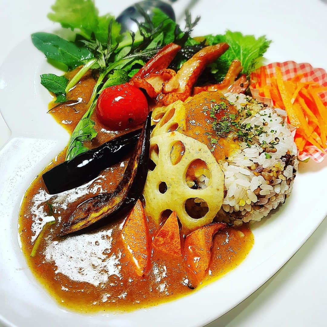 ささきえりさんのインスタグラム写真 - (ささきえりInstagram)「#薬膳カレー」2月19日 18時43分 - chaneri_ballet_style