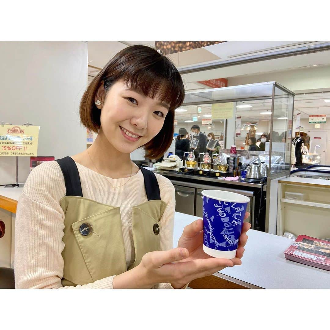 森万由子さんのインスタグラム写真 - (森万由子Instagram)「#山形屋 三重・和歌山・奈良の物産展🌿 . 今日は#ひるかご で 「第9回 いいね！納得！紀伊半島 三重・和歌山・奈良の物産展」の会場から 中継をお伝えしました。 . #カフェドアンダニエルズ の#コーヒー #糀屋 の #糀プリン #紀州本庄うめよし の#なごみの夢梅 #柿の葉寿司谷もと のお寿司🍣 #クイーンダイナー の#松阪牛 のちらし寿司 . 美味しいものが盛り沢山で幸せでした✨ 来週 25日(火)まで開催されています🐻 . . そして明日は玉谷アナウンサーが、明後日は豊平アナウンサーがひるかごで会場の様子をご紹介します。そちらもどうぞお楽しみください🙇‍♂️ . #三重 #和歌山 #奈良 #紀伊半島 #鹿児島 #mbcテレビ #アナウンサー」2月19日 19時17分 - mayukomori0411