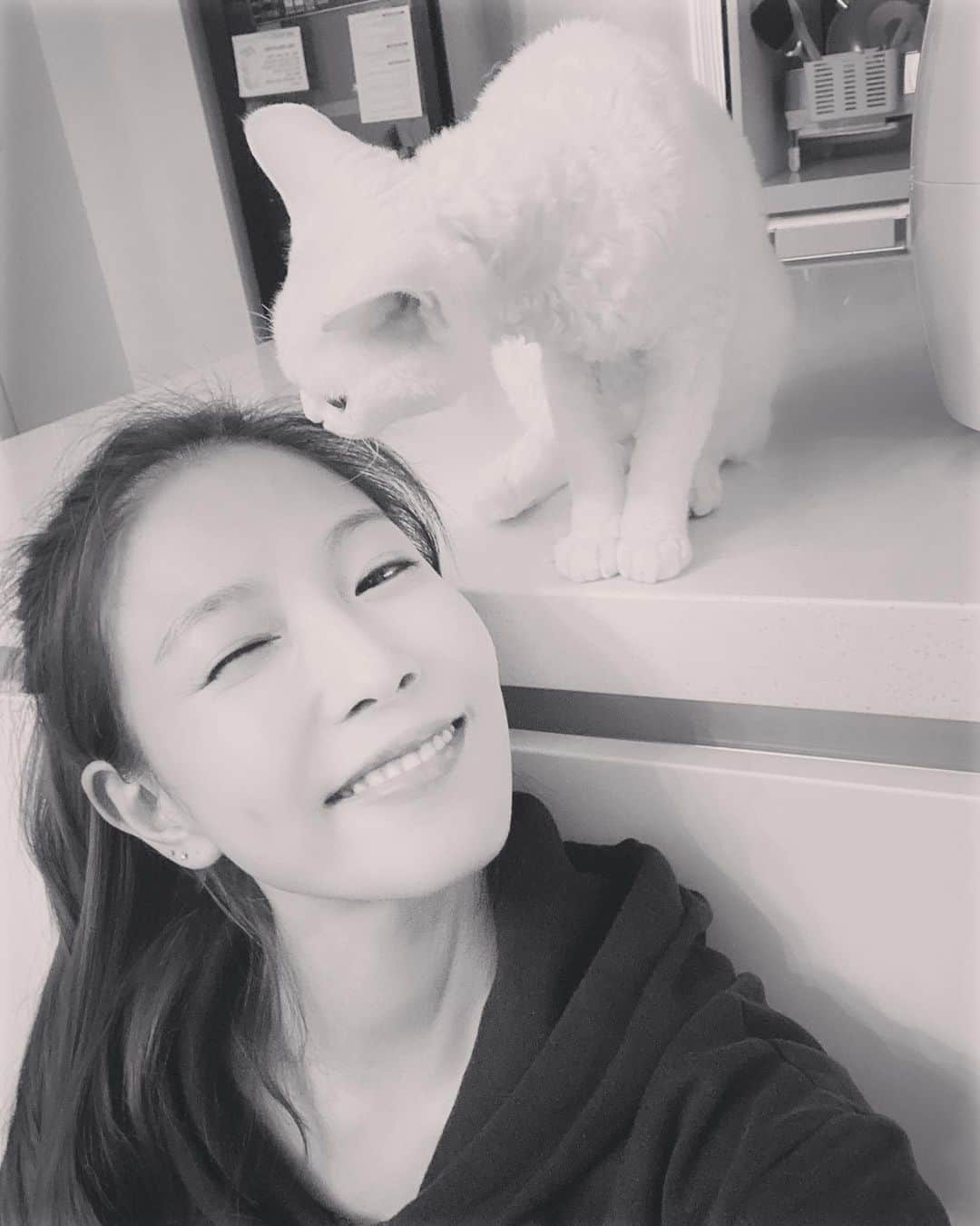 BoAのインスタグラム：「성공했다 순규야 ㅋㅋ 👻👻」
