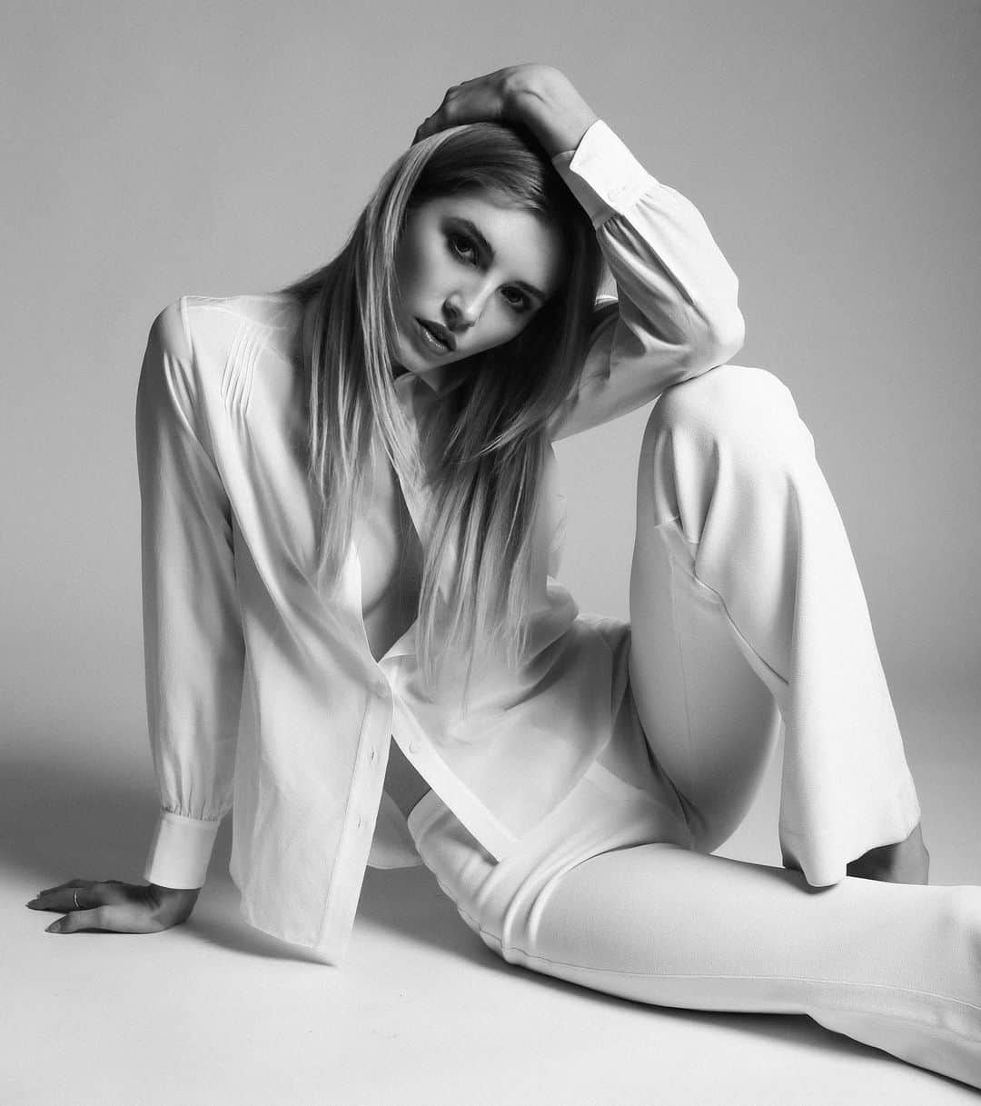 ジャーダン・ミラーのインスタグラム：「Feeling brand new with @timothyfernandez and @a_d_makeup」