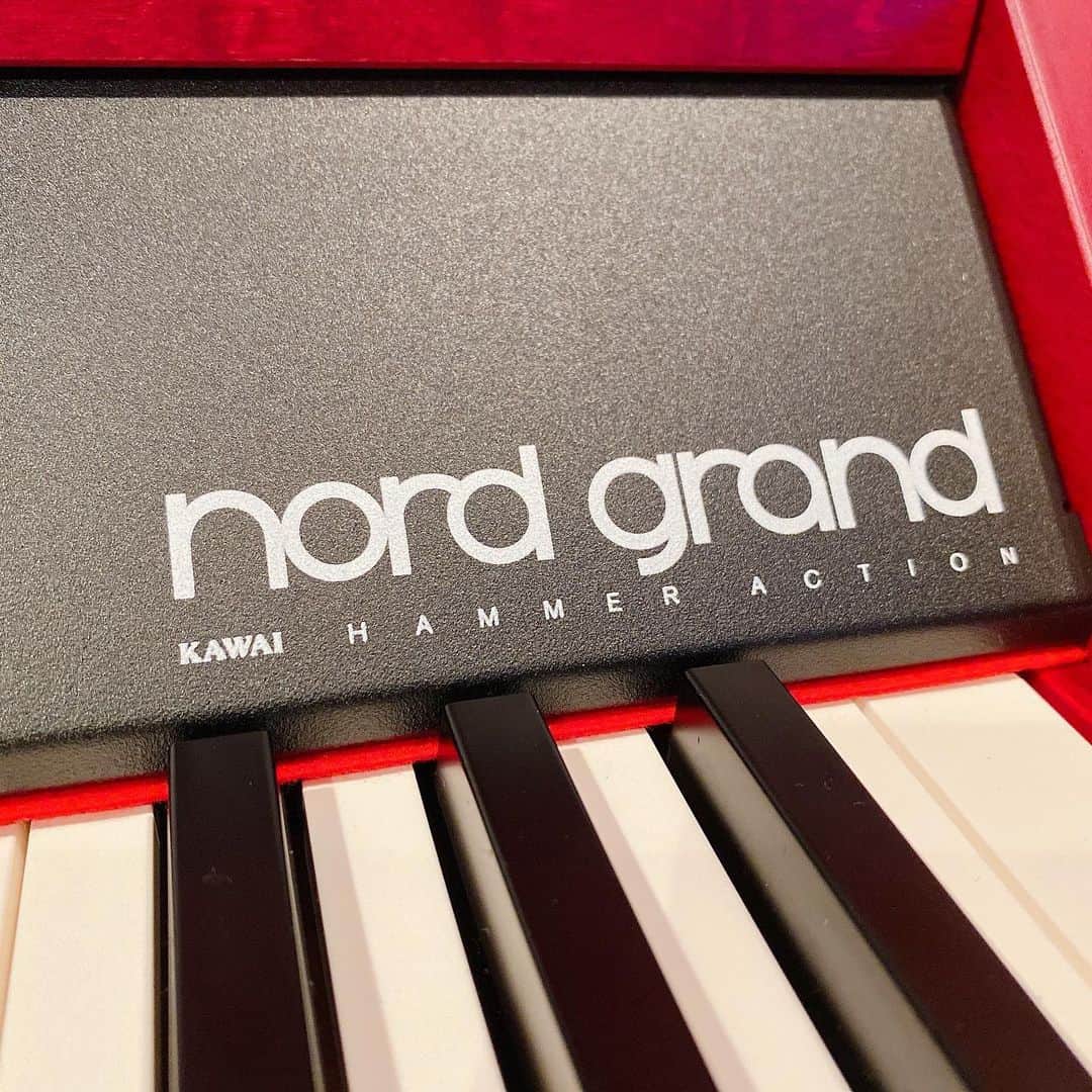 tokuさんのインスタグラム写真 - (tokuInstagram)「NewGear到着。 鍵盤が違うと、何もかも違うように感じます。 #nordgrand」2月20日 0時46分 - toku_grnd