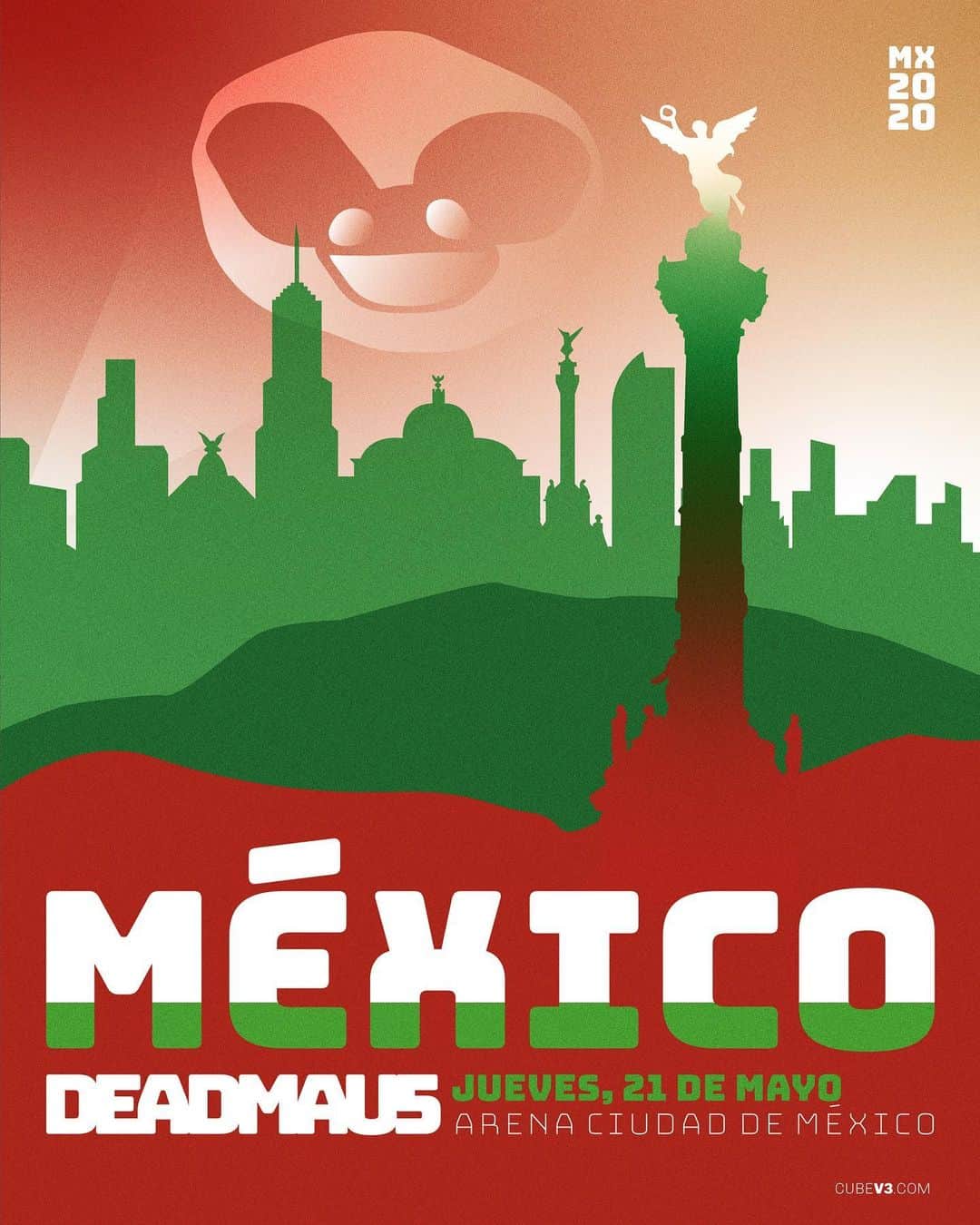 デッドマウスさんのインスタグラム写真 - (デッドマウスInstagram)「cube v3 Ciudad de México… who’s in?! tickets are on sale now! [link in bio]」2月20日 1時05分 - deadmau5
