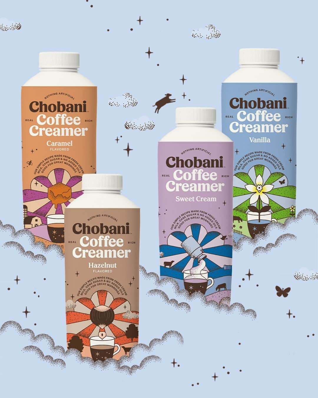 のインスタグラム：「There’s more than one way to do delicious. Which Chobani Coffee Creamer does your coffee crave?」