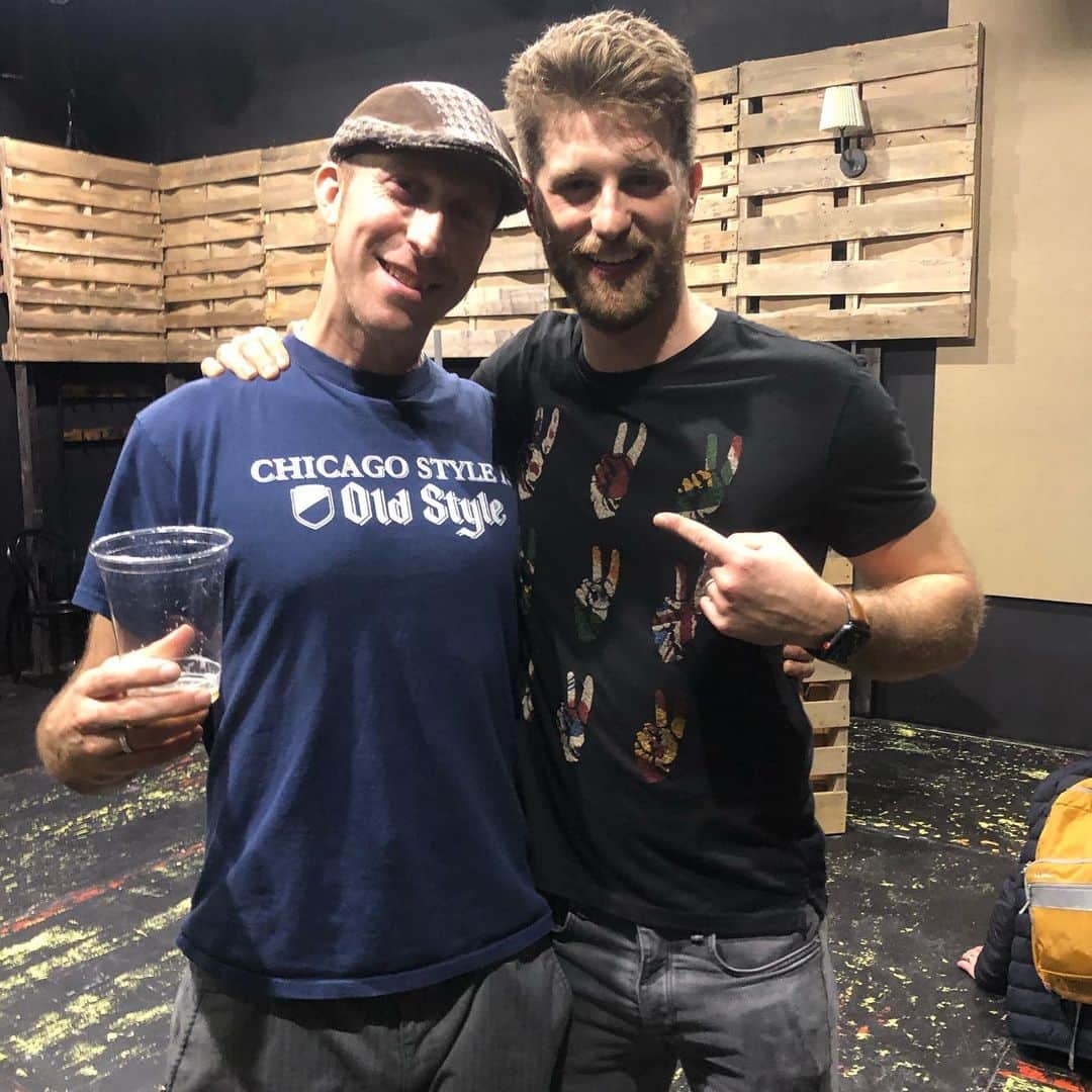 フィオナ・ドゥーリフさんのインスタグラム写真 - (フィオナ・ドゥーリフInstagram)「Davy and pretend Davy at the Los Angeles Theater Center’s new iteration of the musical FOUND! It’s a joyful and touching ride. Get thee to the theater. Opens tomorrow 👍」2月20日 5時05分 - fionadourif