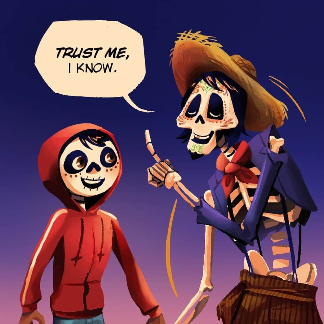 Disneyさんのインスタグラム写真 - (DisneyInstagram)「A Coco joke to tickle your funny bone!」2月20日 5時30分 - disney
