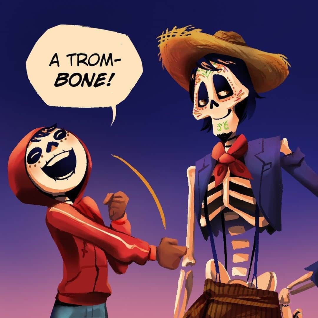 Disneyさんのインスタグラム写真 - (DisneyInstagram)「A Coco joke to tickle your funny bone!」2月20日 5時30分 - disney