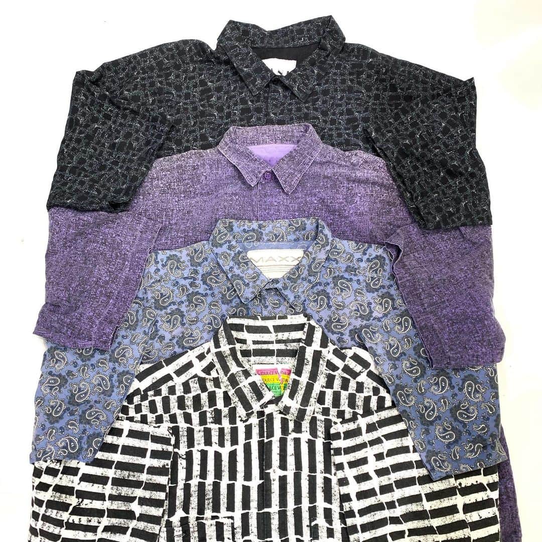 のインスタグラム：「2/18-21 close 2/22 NEW ARRIVAL! . 80's- S/S all over print shirts . 商品のお問い合わせは23日以降お電話で承ります。 .  #お問い合わせはお電話で承ります #jammru #osaka  #fashion  #streetstyle  #streetfashion  #vtg  #vintage  #used  #usedclothing  #古着 #古着屋 #ファッション #70s #80s #90s」