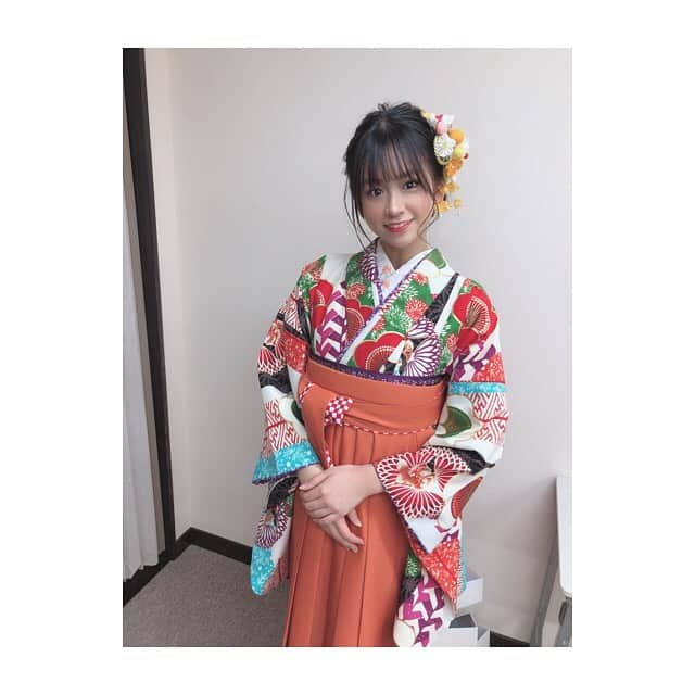 金子みゆさんのインスタグラム写真 - (金子みゆInstagram)「🎍💗﻿ ﻿ ﻿ 袴着れるの嬉しい☺️✨﻿ ﻿ ﻿ #袴 #レンタル衣装いきつ #レンタル衣装﻿ #オレンジ #orange」2月20日 10時27分 - kaneko_miyu0813