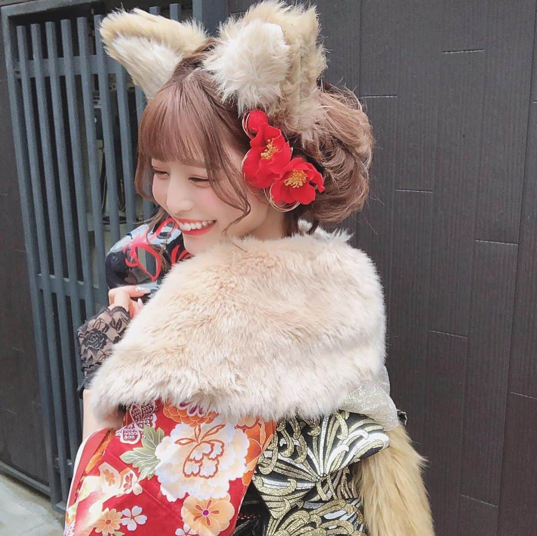 米倉みゆさんのインスタグラム写真 - (米倉みゆInstagram)「. #きつねっこクラブ 🦊 . なみちゃん🍑🍑🍑が 可愛く撮ってくれました🥺 . . . #さわだ屋 #さわだ屋袴 #さわだ屋浴衣 #さわだ屋着物 #着物 #着物ヘア #着物コーディネート #着物レンタル #着物デート #着物女子 #袴 #袴レンタル #可愛い着物 #和装 #和装ヘア #和装ヘアアレンジ #和服 #和服美人 #浅草 #浅草着物レンタル #浅草デート #浅草さわだ屋 #japanese #japanesegirl #コスプレ #コスプレイヤー #コスプレ撮影 #コスプレイヤーさんと繋がりたい #cosplaygirl」2月20日 10時40分 - yone__miyu630