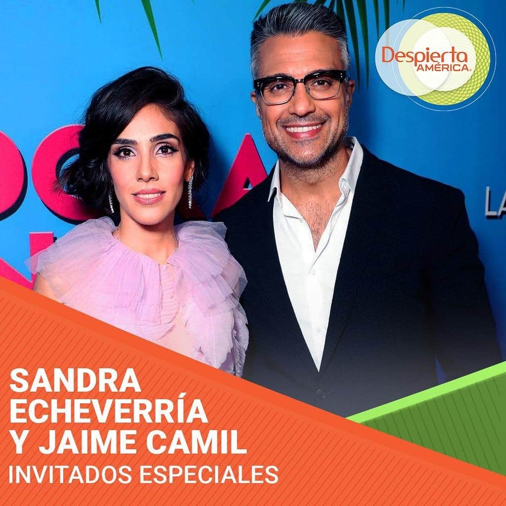 Despierta Americaさんのインスタグラム写真 - (Despierta AmericaInstagram)「Mañana otra visita de lujo @jaimecamil  y @sandraecheverriaoficial  en @despiertamerica」2月20日 10時41分 - despiertamerica