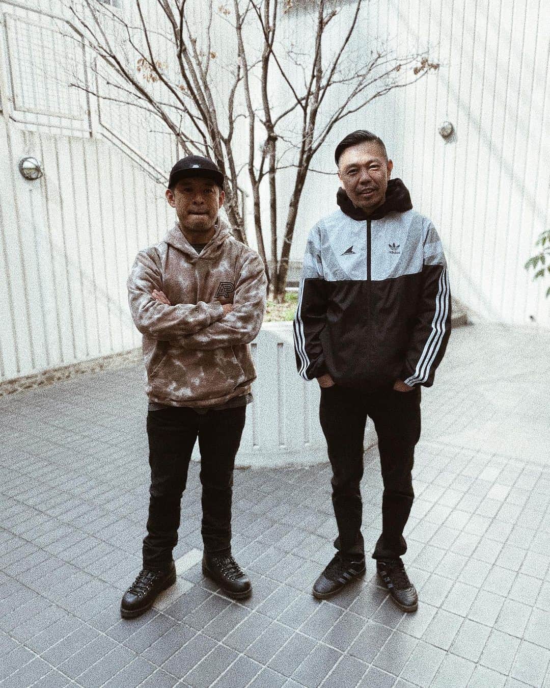 青木大輔のインスタグラム：「TET⚡️⚡️ #goodman @dcdt_2014  @wtaps_tokyo  @forty_percent_against_rights  @albinoandpreto」