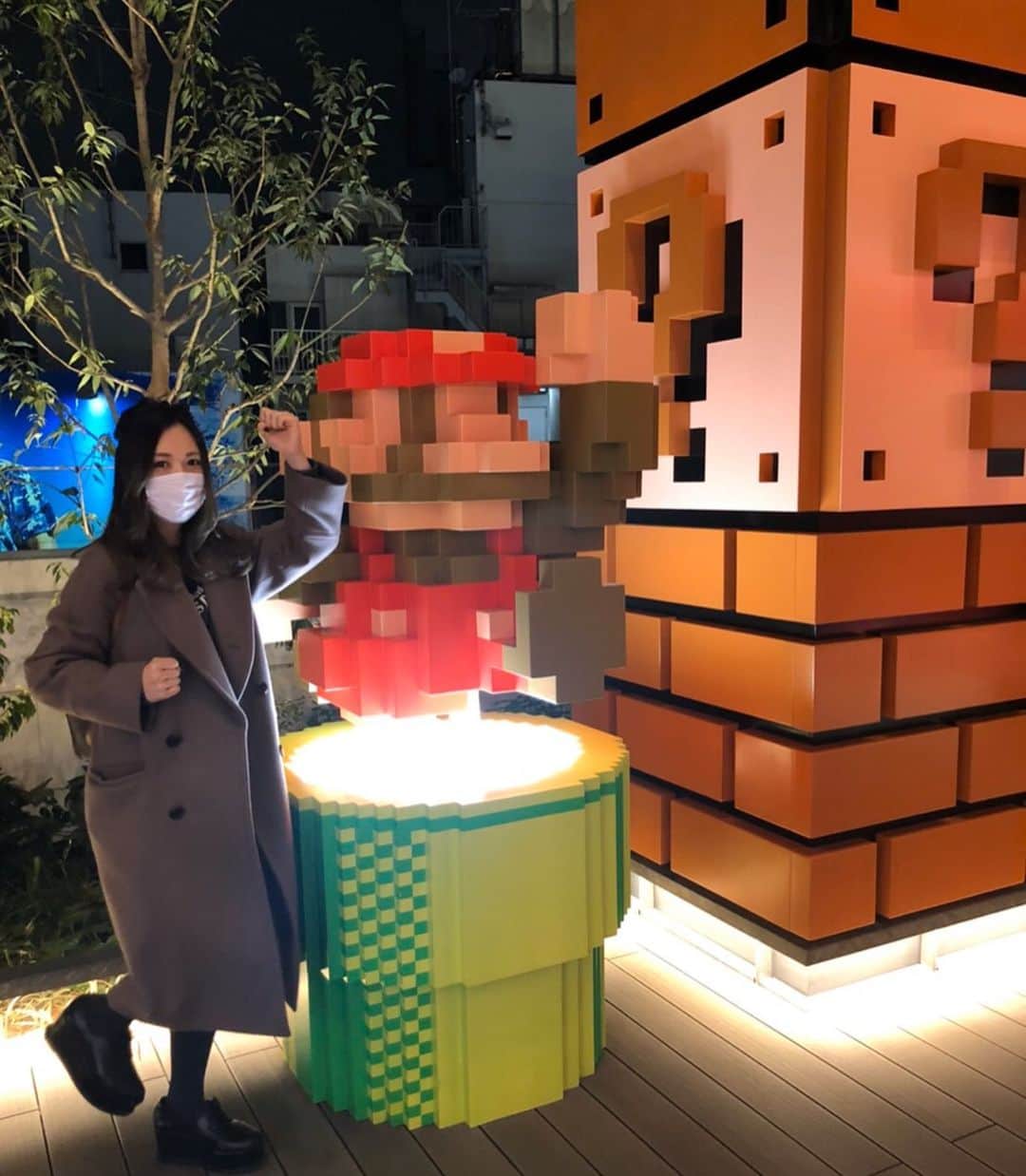 西村季里子のインスタグラム：「・ 渋谷パルコ楽しかった💟 屋上のテラス初めて行ったけど 何時間もいれるほど居心地よかった🦄 とりあえず、コロナ、落ち着け？ #渋谷#渋谷パルコ#パルコ#PARCO #マリオ#任天堂#nintendo#ゲーム #ワンピース#ルフィ#シャンクス #この時膝プルプル#崩れるかと思った #コロナ#お出かけしたい#😷 #follow#followｍe」