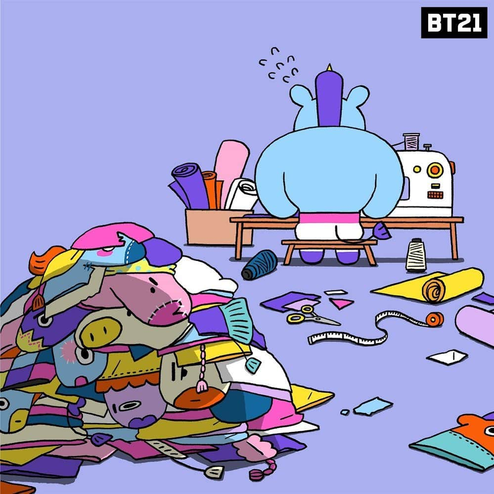 BT21 Stars of tomorrow, UNIVERSTAR!のインスタグラム