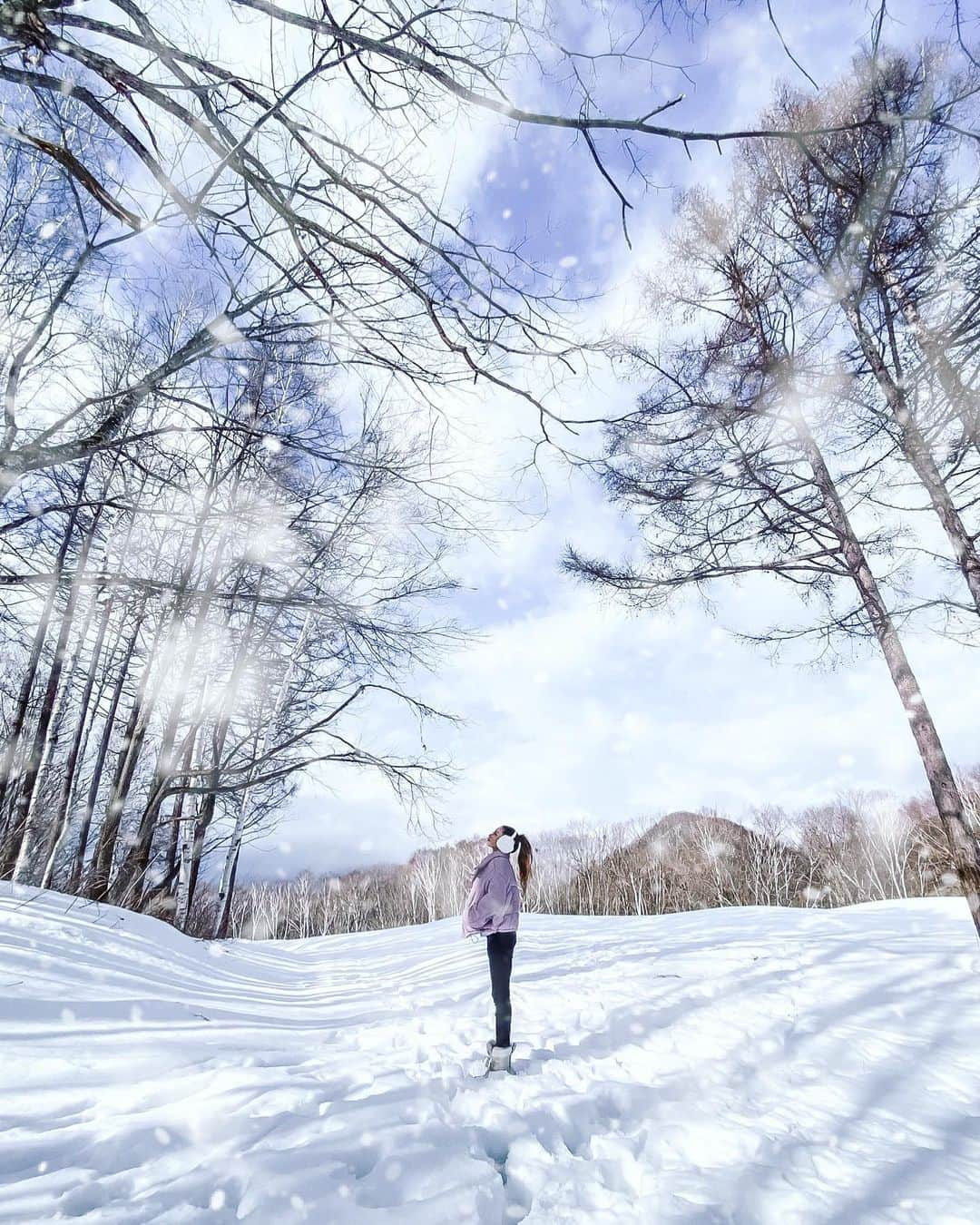 AYAMEさんのインスタグラム写真 - (AYAMEInstagram)「#snow#snowview#snowphotography #photogenic#longhair#genic_gunma#vacay#blogger#bloggerstyle#bloggerlife#雪景色」2月20日 20時10分 - l.ayame