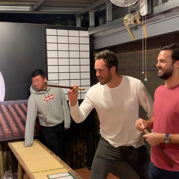 ニック・マルティネスのインスタグラム：「Ninja training!」